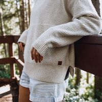 Cove Recycled Knit Jumper - Off White – Passenger