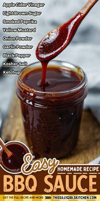 With minimal time and easy ingredients, you can make your own Easy BBQ Sauce that tastes amazing and goes well with so many different things. Our Homemade Easy BBQ Sauce Recipe is so easy to throw together, you can have it on hand at all times. It's a great condiment for so many meals!