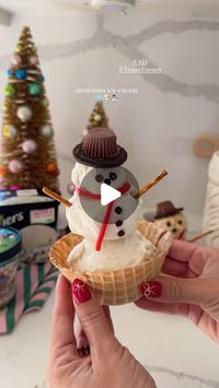 Deborah Trette on Instagram: "#ad: snowman ice cream sundaes! ☃️ memory makers for your littles this holiday season! Picked up delish ice cream from @target! Simply make your scoops in 3 different sizes and freeze for a couple hours — add a few toppings and enjoy! 

#target
#targetpartner 
#winter 
#snowman 
#IceCreamSnowmanChallenge
 
@breyers
@benandjerrys
@reeses

Comment SNOWMAN below to receive a DM with the link to shop this post on my LTK ⬇ https://liketk.it/508O8 #ltkhome #ltkparties #ltkfamily"