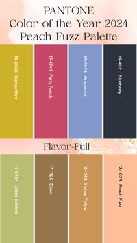 PANTONE Color of the Year Peach Fuzz Palette | Flavor-Full