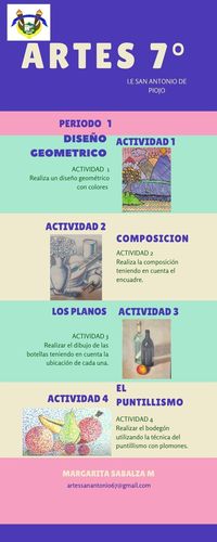 ACTIVIDADES PARA ESTUDIANTES DE 7 GRADO DE ARTES