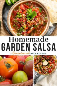 Try this delicious homemade garden salsa recipe packed with fresh flavors! It's quick, easy, and perfect for dipping or topping your favorite dishes. Get ready to elevate your snacks and meals with this vibrant salsa!