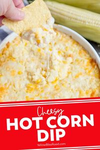 Hot Corn Dip with Cream Cheese