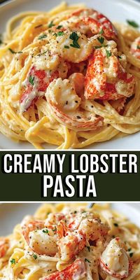 Creamy Lobster Pasta Ingredients: 8 ounces linguine or fettuccine pasta 1 tablespoon olive oil 2 cloves garlic, minced 1/4 cup dry white wine (optional) 1 cup heavy cream 1/2 cup grated Parmesan cheese Zest of 1 lemon Juice of 1/2 lemon 2 cups cooked lobster meat, chopped Salt and freshly ground black pepper, to taste Fresh parsley, chopped (for garnish) #pasta #easyrecipes #camilarecipes