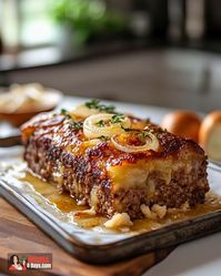 French Onions Meatloaf