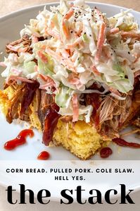 Pulled Pork BBQ Stack