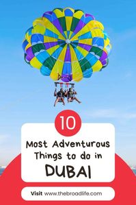 10 most adventurous things to do in dubai - the broad life pinterest board