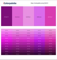 Colors included in this palette similar to Cerise, Claret Red, Lavender, Lavender Magenta, Medium Orchid, Medium Orchid and Pale Violet Red, Orchid, Orchid and Medium Orchid, Orchid and Pale Violet Red, Orchid and Violet, Pale Violet Red, . Download color palette as Pdf, Adobe swatch and more.