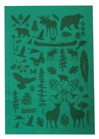 Napanee Teatowel - emerald - LUprints.ca