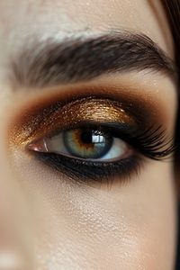 22+ Glamorous Gold Eyeshadow Ideas