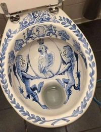 Fine China Envies This Decorative Toilet Bowl