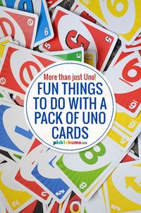 Uno cards are good for more than just games of Uno! Here's 15 more games you can play with uno cards