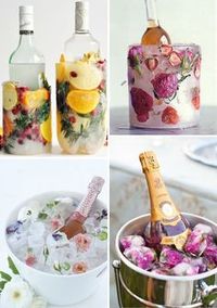 WE ♥ THIS!  ----------------------------- Original Pin Caption: Summer DIY | Ice buckets - French By Design