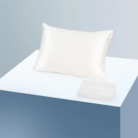 Blissy 100% Mulberry 22-Momme Silk Pillowcase - White - Toddler