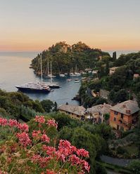 Heaven 🌺🌊🌅 📸 @luciabarcena 📍 Portofino, Italy #sunset #view #provence #dolcevita #seaview #houseandgarden #ege #countryside… | Instagram