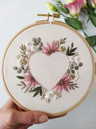 PDF Pattern/embroidery Pattern/detail Instruction/flower - Etsy Canada