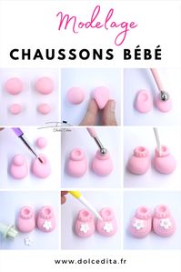 Voici comment modeler de petits chaussons de bébé en pâte à sucre pour décorer un gâteau d'aniversaire, de bapême, de baby shower, un number cake ou des cupcakes 🎂. Facile à faire, même pour les débutants!