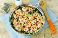 Spicy Shrimp Cauliflower Rice CleanFoodCrush