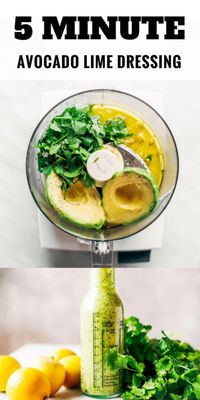 Creamy Avocado Cilantro Lime Dressing - Paleo Gluten Free Eats