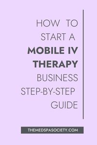 Starting a mobile IV therapy business can be an innovative, low-overhead, and lucrative venture. With the rising demand for personalized wellness and preventative healthcare services, mobile IV therapy presents a unique opportunity for wellness-driven entrepreneurs, especially those with a background in medicine. The MedSpa Society is excited to share our top recommendations for launching and operating a flourishing mobile IV therapy business.