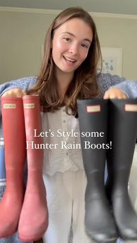 Let’s style Hunter rain boots for a fall outfit 🍂 • • Fall outfit inspo | preppy style | hunter boots outfit | rain boots outfit | style inspo | classic style | pinterest aesthetic | pinterest girl | Nancy Meyer’s aesthetic | grandmillenial style | fall fashion inspo #coastalcarly #coastalgranddaughter #classicstyle #preppy #preppystyle #pinterestinspired #pinterestaesthetic #outfitinspiration #stylereel #coastalstyle #coastalfall #fall #falloutfits #fallfashion #fallstyle #boots #rainboots ...