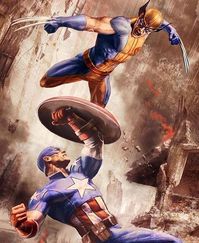 Wolverine vs Captain America