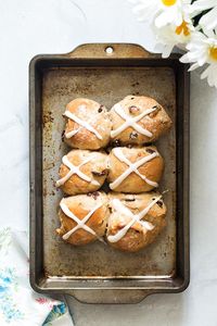 Small Batch Hot Cross Buns