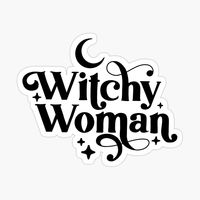 Get my art printed on awesome products. Support me at Redbubble #RBandME: https://www.redbubble.com/i/sticker/Witchy-woman-aesthetic-sticker-by-ForestWitchShop/153443082.EJUG5?asc=u