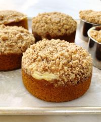 Creamy Pumpkin Streusel Coffee Cakes | Sarah Kieffer