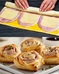 This post may contain affiliate links learn more     Ham and Cheese Puff Pastry Pinwheels are a crowd-pleasing appetizer or snack that’s as easy to make as they are delicious. ... Read more