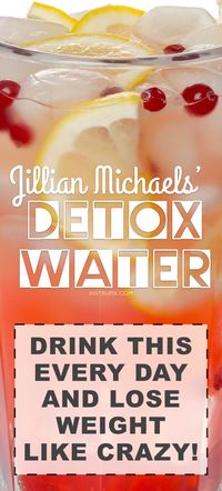 Cleansing Detox Water Recipe To Lose Weight Fast (3 ingredients)