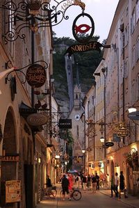 Salzburg, Austria |  Getreidegasse - pedestrian street in the old town | awesome shopping!