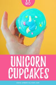 You can make unicorn cupcakes with a plain white cake mix and top with easy to make unicorn candy! #cupcakes #unicorns #partyideas