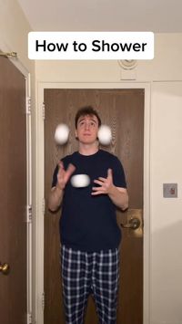 How to Shower - for a juggler #howto #learn #juggle #shower