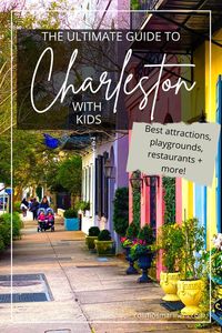 Take a family vacation to Charleston SC! I share my favorite kid friendly activities in Charleston to keep your favorite little travelers engaged. From toddlers to teens, these are the best things to do with in Charleston! #familytravel #charlestonsc #charlestonwithkids