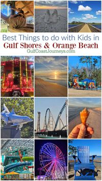 The Best things to do in Gulf Shores and Orange Beach, Alabama with kids from a local! A family vacation to Gulf Shores + Orange Beach is perfect for the entire family