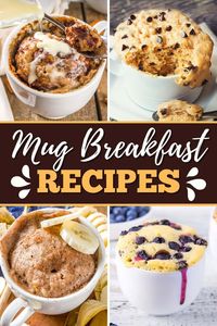 Ditch that boring bowl of cereal and start your day off right with these exciting mug breakfast recipes. They're warm, hearty, and ready in a flash!