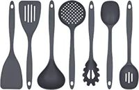 Amazon.com: Glad Cooking Kitchen Utensils Set – 7 Pieces, Nylon Tools for Nonstick Cookware, Gray : Home & Kitchen