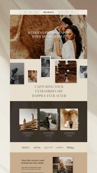 Showit website template for wedding photographers and photographers to launch your dream website that converts your soulmate clients. Easily edit this template to match your branding and get your website live today. View the live demo and purchase on studiodesigns.co