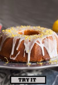 Recipe For The Most Delicious and Juicy Lemon Bundt Cake Ever!