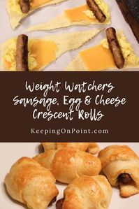 Weight Watchers Sausage, Egg & Cheese Crescent Rolls - this is one of my most popular recipes!