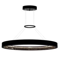 Add visual interest to your home by selecting this CWI Lighting Rosalina Matte Black Integrated LED Chandelier.