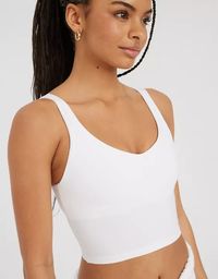 OFFLINE By Aerie Real Me Low Key Longline Sports Bra