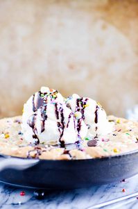 Birthday Skillet Cookie