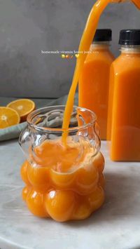 Homemade vitamin juice boost