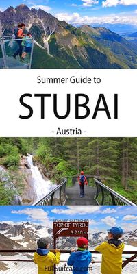 Things to do in Stubai Valley in Austrian Tyrol in summer #tirol