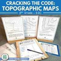 Need an engaging way to practice reading topographic maps? This high-energy activity allows students to work in teams to "crack the code" using their map-reading skills. The activity includes various examples of topographic maps and different question types that push students to work and think on a higher level. This is a quick, easy review of topographic maps.Whats Included in This Product8 different topographic map placards with questionsStudent answer pageKeys for "cracking the code"Teacher answer keyOther Products You May LikePatterns Caused by Rotation and Revolution in the Earth-Moon-Sun System FoldableEarth-Moon-Sun System Interactive Diagram Activity (Rotation and Revolution)Connect with Think Big LearningFor how-to videos, freebies, and other great ideas:Like us on FacebookFollow