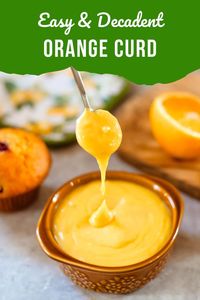 This Orange Curd Recipe is as decadent as it is simple, requiring only a handful of ingredients, and it's gluten-free! Enjoy it on its own or as a spread for breakfast or with scones.