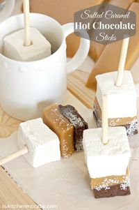 The Kitchen McCabe: Salted Caramel Hot Chocolate Sticks