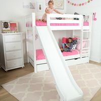 You could also consider adding a slide to your bunks in a configuration we call the Jolly!